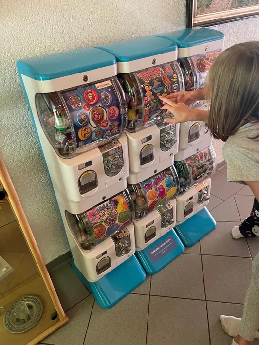 Kapselautomat an einem Kundenstandort